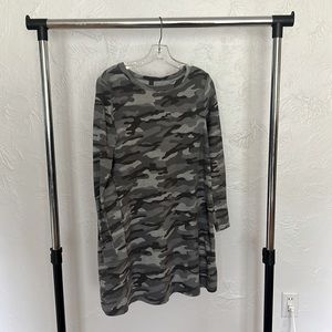 Camo, Long sleeve dress, Small